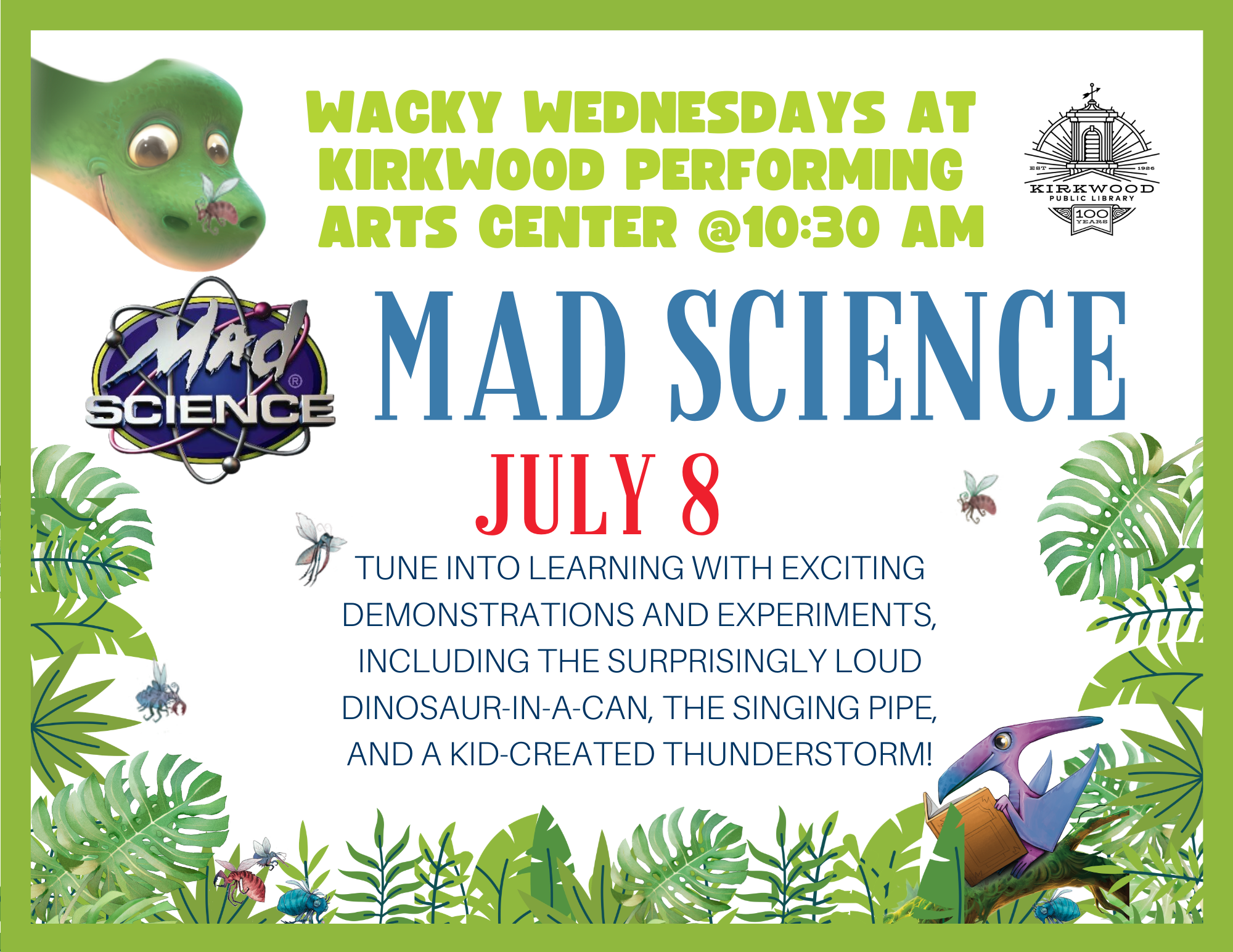 Wacky Wednesday – Mad Science